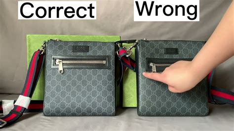 real vs fake gucci messenger bag|Gucci knockoff tote bag.